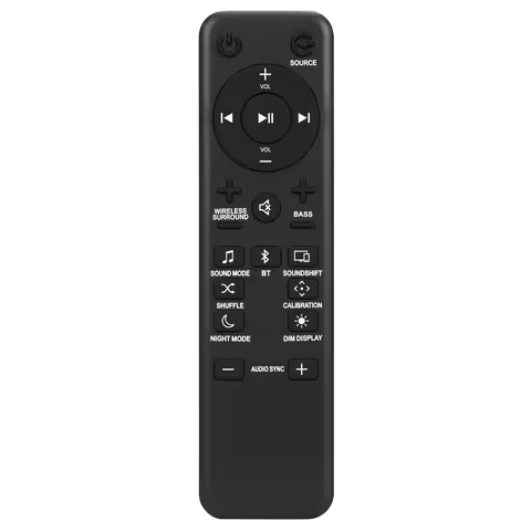 Replacement Remote for JBL BAR 2.1 3.1 5.1 Soundbar Speaker System JBLBAR21BLKEP JBLBAR51IMBLKBR JBL