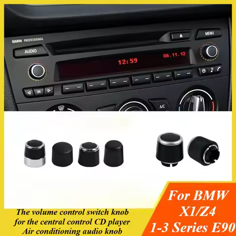 For BMW 1 3 Series X1 Z4 E90 E87 E88 F30 2006-2020 Air Conditioning Radio Control Knob Volume Button