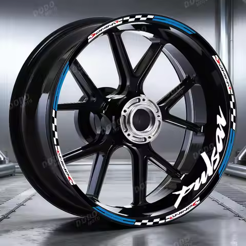 Motorcycle Reflective Hub Sticker 17 inch Waterproof Decal For Bajaj Pulsar NS 400 200 125 150 180F 