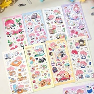 Cute deco sticker matteGirl journal decoration B2357