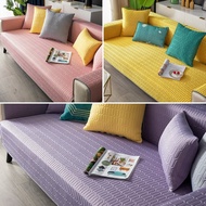 Purejoy Sofa Cover Elastic Latex Sofa Protector Modern style Sofa Cover Protector Non-slip 1 2 3 4Combination L Shape Sofa Cover