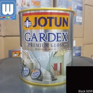 JOTUN GARDEX SemiGloss Black Hitam (1 kg)