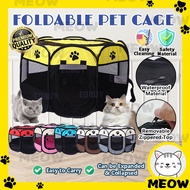 MEOW Portable Foldable Outdoor Pet Fences Pet Tent Houses For Indoor Cat Tent Cat Delivery Room Cat 