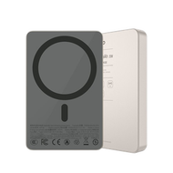 MAXCO - [CCC認證產品] Maxco Magnetic 10000mAh PD 20w 金屬磁吸流動電源 (鈦金色) MP39GD