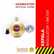 Kenmaster Kepala Regulator Gas LPG + MTR KM-911 Blister Kepala Elpiji - KSG-014