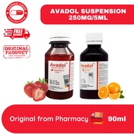 Paracetamol syrup avadol 90ml (Orange/Strawberry)