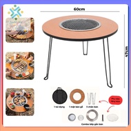 2-in-1 Foldable Charcoal Grill Table for picnic travel High-end Table Grill BBQ Explorer Store VN