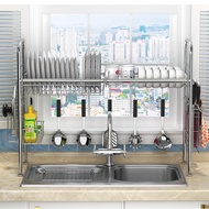 Stainless Steel Sink Dish Rack Kitchen Rack Rak Pinggan Mangkuk/ Rak Sinki Pinggan Dapur