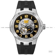 Caterpillar CAT Watches A8.148.21.111 Men's Analog Watch NAVIGO Automatic 44mm Silicone Strap Black 