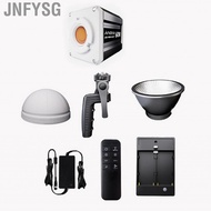 jnfysg Andoer Tri-Color LED COB Video Light 60W Photography 2800K-6800K Dimmable LCD Screen 9 FX Spe