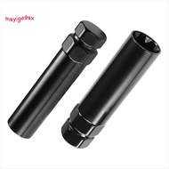 7 Spline Lug Nut Key 6 Spline Lug Nut Socket Removal Tool, 2 PCS Dual Hex Drive Aftermarket Wheel Lo