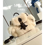26 Autumn Winter Brand New Hot-selling Nano Teddy Backpack Female Bag Milk Huhu Super Comfortable So