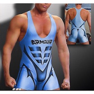 Body Shapers Track and Field Training Wear Wrestling Singlet Bodysuit Leotard Outfit Underwear GYM S