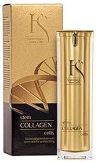 Research Product Collagen Anti Wrinkle with Stem Cells, Palmitoyl-Tripeptide-5, Peptides, DMAE, Hyaluronic Acid &amp; TrioStem3 Complex for Men &amp; Women 30 ml Made in Switzerland