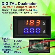 AMPER METER DC + VOLT METER