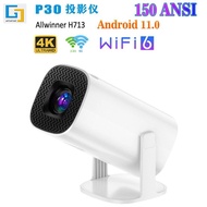 Projektor Android Kegunaan Rumah 11projektor Projektor Allwinner WiFi P30 Disyorkan H713 Dual 4K