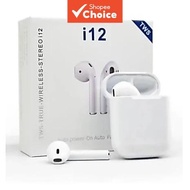 TWS Bluetooth Headphones V5.0 Touch-I12 Fon Telinga Bluetooth TWS V5.0 Sentuh-I12