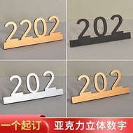 Acrylic House Number Plate House Number Plate House Number House Number Plate Number Sticker Nail-Fr