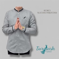 Baju Koko Pria Lengan Panjang SULTAN PAKISTAN  Jumbo Big Size Oversised M-3XL