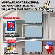 Nippon Paint Weatherbond Exterior collection 1 Liter Yours Truly 1530P / Blue Wish 1538P / Bosco Blu