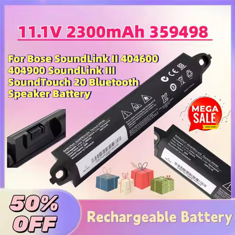 Grade A 11.1V 2300mAh 359498 Battery for Bose SoundLink II 404600 404900 SoundLink III SoundTouch 20