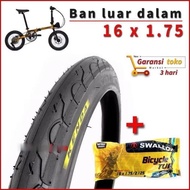 Inner outer tire for bicycles 16x1.75 16 x 1.75 kenda folding bikes & children