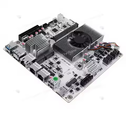 Firewall Mainboard PCIex1 Type-C 8-Bay 10G NAS Motherboard N150 N100 I3-N305 1*10G 2*2.5G LANs 2*NVM