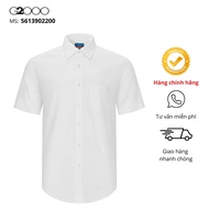 G2000 Men's White Short Sleeve Shirt