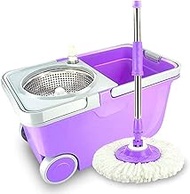 Rotating Mop Bucket Household Free Hand Lazy Lazy Handle Pressing Double Drive Mopping Bucket Decoration