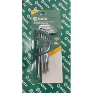 SATA 09702 9Pcs Torx Hex Key Set Torx Key Star Key Hex Key Sata Hand Tools Tools Set