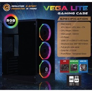 CASE RGB Ve ga Lite Gaming Case Neolution/// NEO SAPPHIRE V2 power ด้านล่าง usb 3.0 ประกัน 1ปี