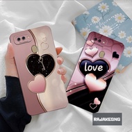 OPPO A5s Case/A7 A12/A11K/F9/REALME 2 PRO/A3S/A1K/REALME C2 Love Motif - Trendy Case - Procamera Cas