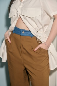 Day off waist denim pants #FMBL-E2B174