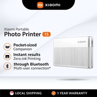 Xiaomi Portable Photo Printer 1S Set | High Quality Photo | Wireless Connectivity | 2-Size Paper Ava