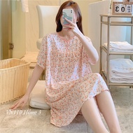 HUNTING LINEN DRESS Delivered Always WEAR AT HOME DRESS FOR HOME WEAR VN110