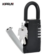 KIPRUN Key Lock Box, Metal Weatherproof Wall Mount Key Safe Box ,4 Digit Combination Key Storage Loc