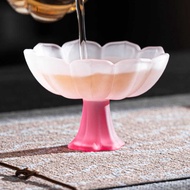 Color Glass Pastel Goblet Goblet Goblet Tea Cup Smell Cup Rice Wine Shochu Cup Light Luxury High-val