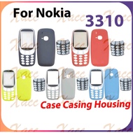 For Nokia 3310 Full Mobile Phone Housing Battery Cover Case English Keypad Repair Parts