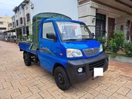 2011年 三菱菱利【1.2 藍色 16V新引擎 4WD 四輪升級越野巧克力胎 認證車 活動伸縮帆 里程14萬 內外漂亮