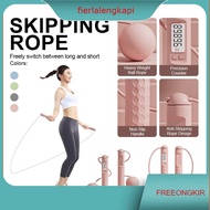 2 In 1 Adjustable Skipping Rope With Calorie Counter For Fitness Exercise