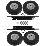 AP03 Wheel Kit for Honda Generator EU3000is - Solid Never Flat Tires - All Terrain