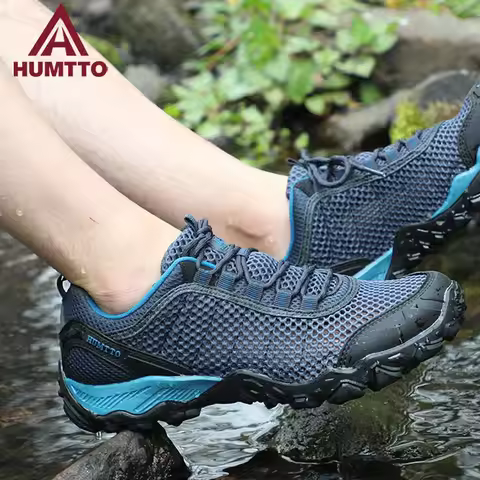 Humtto Outdoor Walking Shoes men hiking shoes women Trekking Shoes Running Shoes Breathable Outdoor 