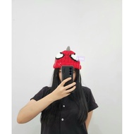 HANDMADE SPIDERMAN BONET DRAWSTRING BEANIE HAT/SPIDERMAN HAT/MARVEL HAT/BEANIE CUTE/COSPLAY SPIDERMA