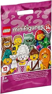 LEGO Minifigures Series 24 71037; Exclusive Characters Building Toy Set; Collectible Toys for Kids (