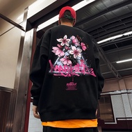 M-7XL Men Hoodies Long Sleeve Plus Size Ready Stock Oversized Sweatshirt Casual Couple Hoodies White