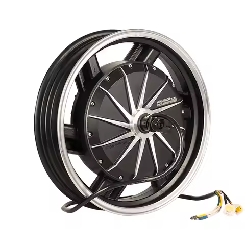 YMMOTOR 16*3.5" 2KW BLDC Hall Sensor Electric Wheel Hub Motor for E-Motorcycle