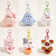 Plush Three-Eyed Little Monster Doll Pendant Group Cat Keychain Bag Accessories Doll Accessories Q9T