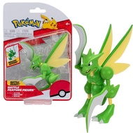 Pokémon SCYTHER Battle Feature Figure - 4.5-Inch Scyther Battle Figure with Chop Attack Arms