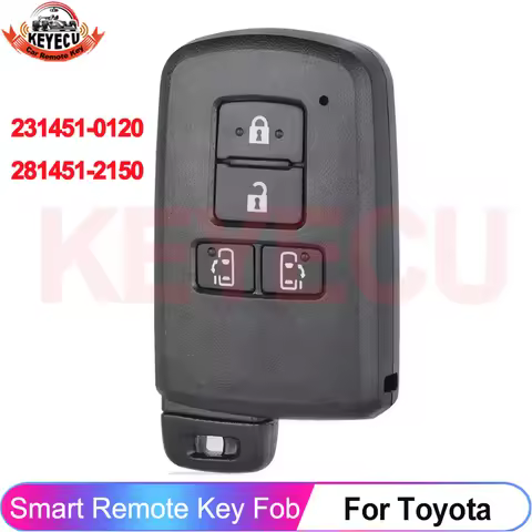 KEYECU 231451-0120 281451-2150 For Toyota Alphard Vellfire Esquire Noah Sienta Voxy Smart 312/314MHz