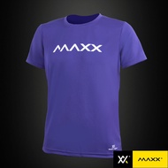 Maxx Shirt Plain Tee Badminton Jersey (Purple)
